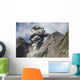 Ash Cloud Rises from Wall Decal Design 3