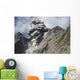 Ash Cloud Rises from Wall Decal Design 3
