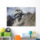 Ash Cloud Rises from Wall Decal Design 3