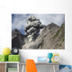 Ash Cloud Rises from Wall Decal Design 3