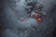 Ash Cloud Rising during Wall Decal