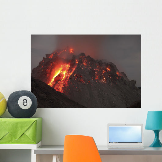 Glowing Rerombola Lava Dome Wall Decal Design 3