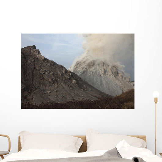 Degassing Rerombola Lava Dome Wall Decal Design 5