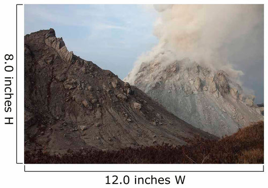 Degassing Rerombola Lava Dome Wall Decal Design 5