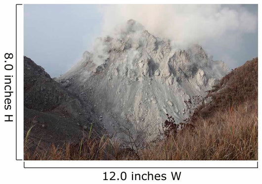 Rerombola Lava Dome Paluweh Wall Decal