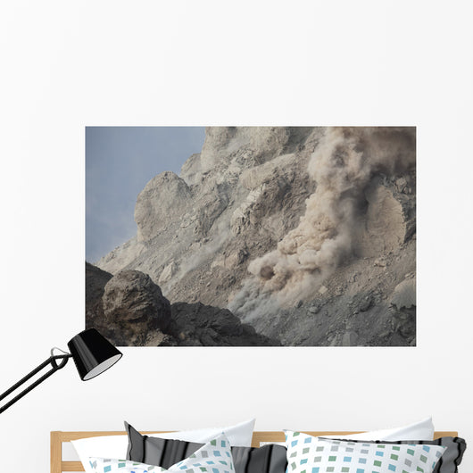 Rockfall Flank Rerombola Lava Wall Decal