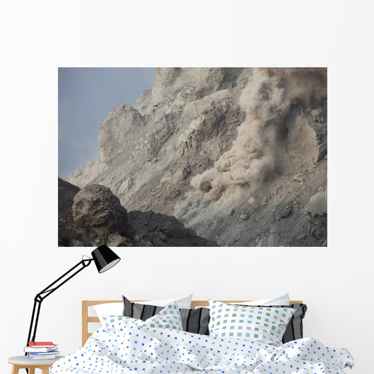 Rockfall Flank Rerombola Lava Wall Decal