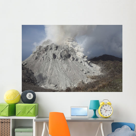 Degassing Rerombola Lava Dome Wall Decal Design 3