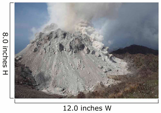 Degassing Rerombola Lava Dome Wall Decal Design 3