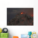 Glowing Summit Rerombola Lava Wall Decal