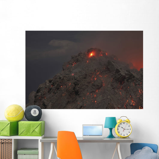 Glowing Summit Rerombola Lava Wall Decal
