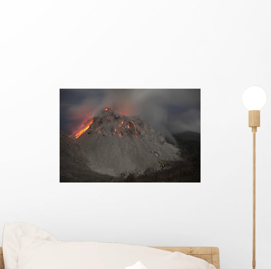 Incandescent Rockfall Rerombola Lava Wall Decal Design 2