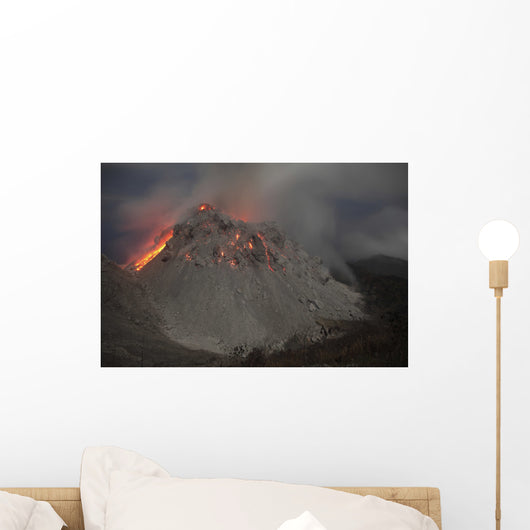 Incandescent Rockfall Rerombola Lava Wall Decal Design 2