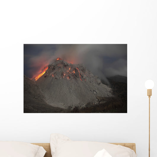 Incandescent Rockfall Rerombola Lava Wall Decal Design 2