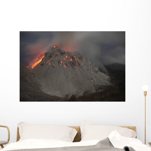 Incandescent Rockfall Rerombola Lava Wall Decal Design 2