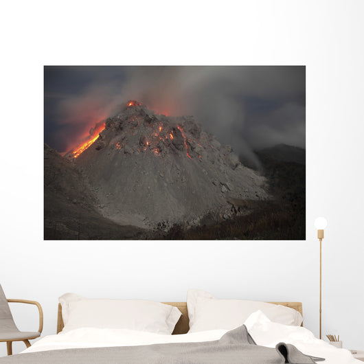 Incandescent Rockfall Rerombola Lava Wall Decal Design 2