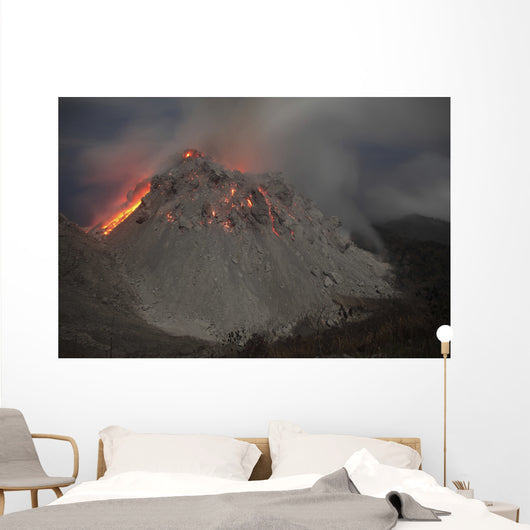 Incandescent Rockfall Rerombola Lava Wall Decal Design 2