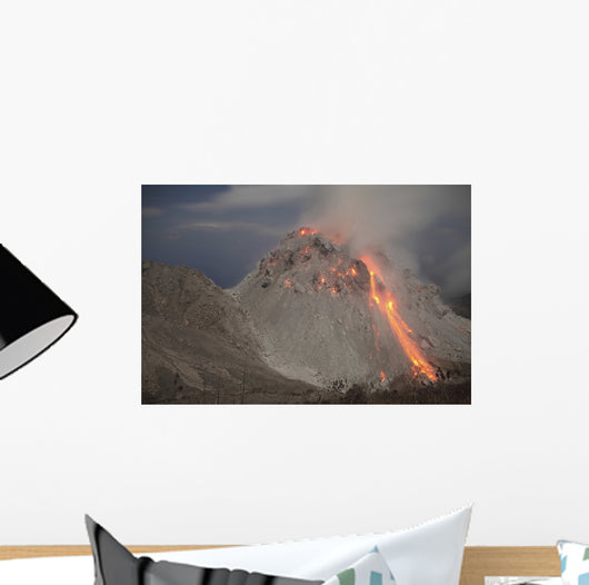 Incandescent Rockfall Rerombola Lava Wall Decal Design 1