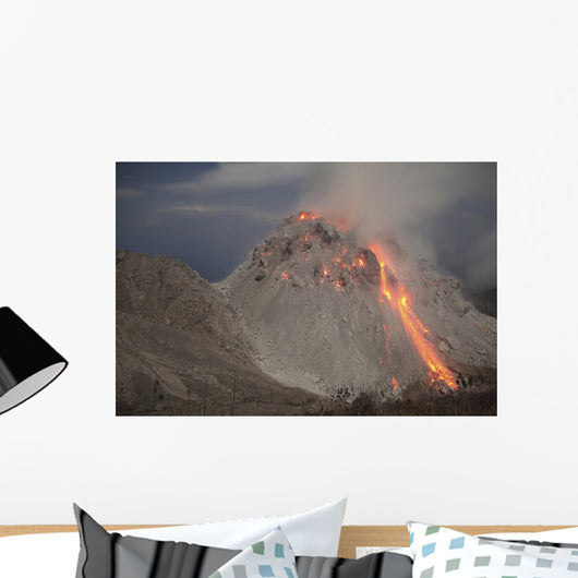 Incandescent Rockfall Rerombola Lava Wall Decal Design 1