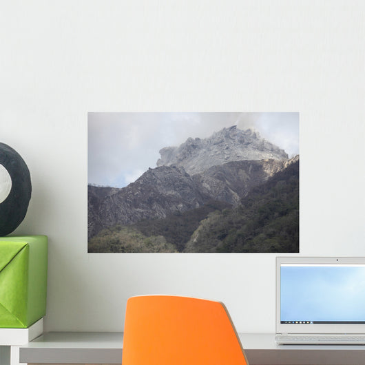 Degassing Rerombola Lava Dome Wall Decal Design 1