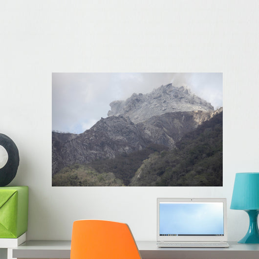 Degassing Rerombola Lava Dome Wall Decal Design 1