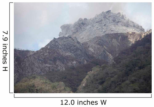 Degassing Rerombola Lava Dome Wall Decal Design 1