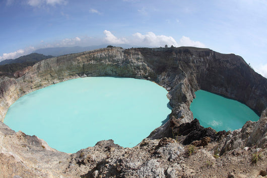 Colorful Crater Lakes Kelimutu Wall Decal Design 4