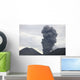 Ash Cloud Rising from Wall Decal Design 24