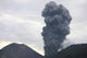 Ash Cloud Rising from Wall Decal Design 24