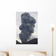Ash Cloud Rising from Wall Decal Design 23