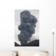 Ash Cloud Rising from Wall Decal Design 23