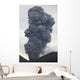 Ash Cloud Rising from Wall Decal Design 23