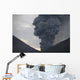 Ash Cloud Rising from Wall Decal Design 22