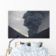 Ash Cloud Rising from Wall Decal Design 22