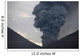 Ash Cloud Rising from Wall Decal Design 22