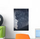 Ash Cloud Rising from Wall Decal Design 21