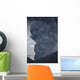 Ash Cloud Rising from Wall Decal Design 21