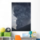 Ash Cloud Rising from Wall Decal Design 21