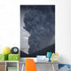 Ash Cloud Rising from Wall Decal Design 21