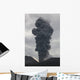 Ash Cloud Rising from Wall Decal Design 20