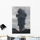Ash Cloud Rising from Wall Decal Design 20