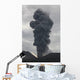 Ash Cloud Rising from Wall Decal Design 20