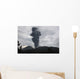 Ash Cloud Rising from Wall Decal Design 19