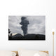 Ash Cloud Rising from Wall Decal Design 19