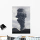 Ash Cloud Rising from Wall Decal Design 18
