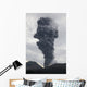 Ash Cloud Rising from Wall Decal Design 18