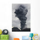 Ash Cloud Rising from Wall Decal Design 17