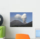 Ash Cloud Rising from Wall Decal Design 16