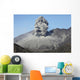 Ash Cloud Rising from Wall Decal Design 15