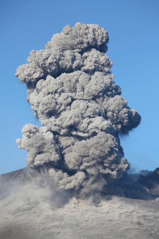 Eruption Sakurajima Volcano Japan Wall Decal Design 2